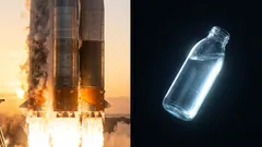 Ingenieurinnen und Ingenieure bereiten den Start eines wasserbetriebenen Raumfahrzeugs vor